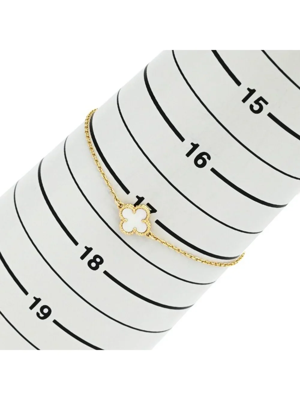 Van Cleef & Arpels Bracelet Sweet Alhambra Pearl White Gold 18k